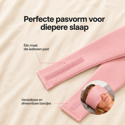 BeeNight Zijden Slaapmasker - verduisterend zonder druk