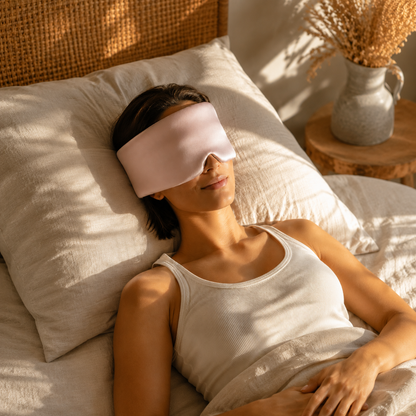 BeeNight Zijden Slaapmasker - verduisterend zonder druk