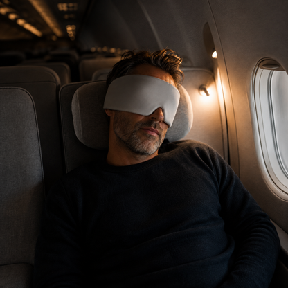 BeeNight Zijden Slaapmasker - verduisterend zonder druk