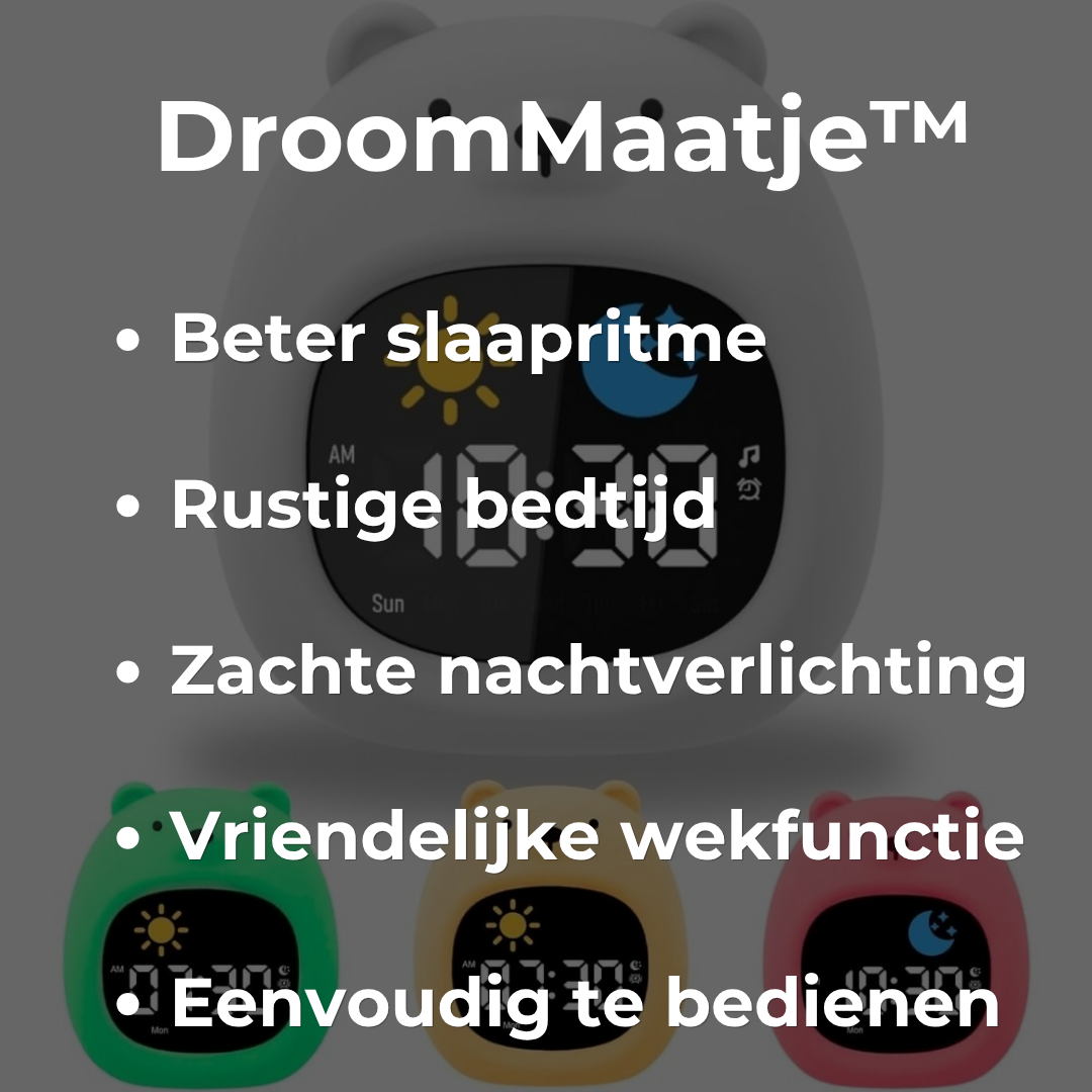 DroomMaatje™ Slaaptrainer & Nachtlampje