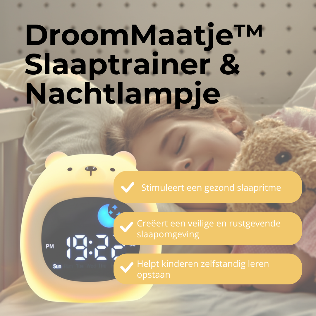 DroomMaatje™ Slaaptrainer & Nachtlampje